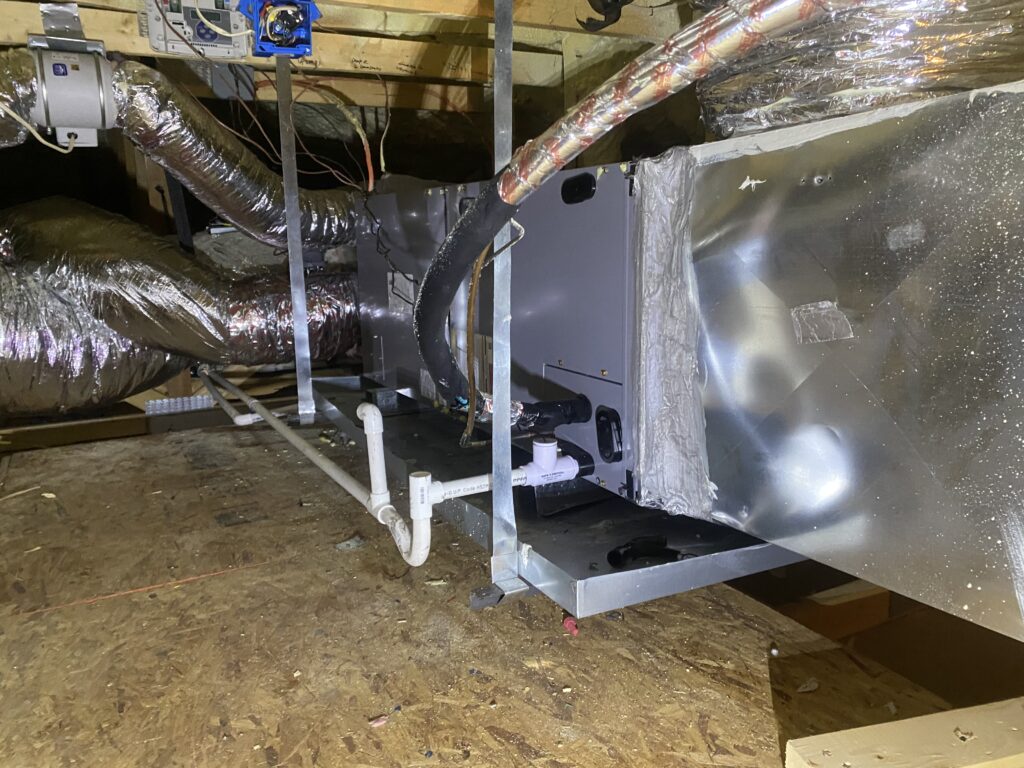 Photo of AC Duct System after AC Repair Service