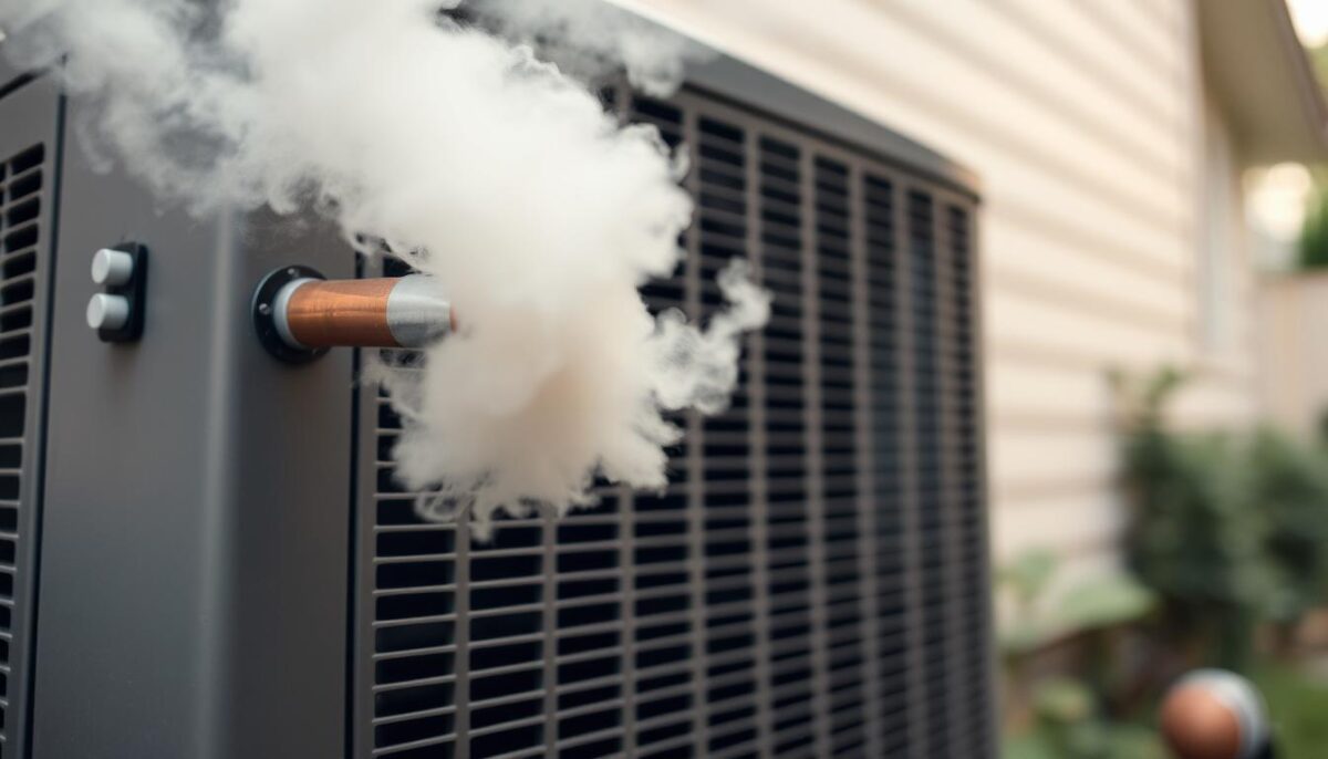 AC refrigerant leak