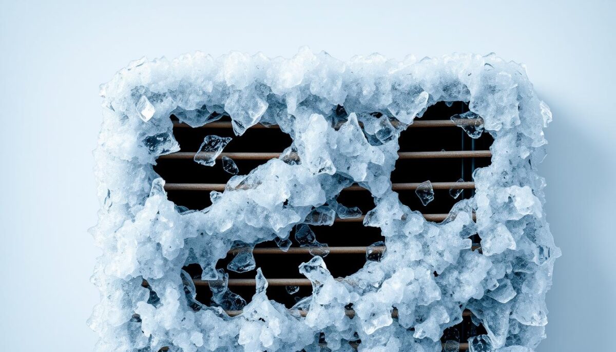 Frozen AC coils