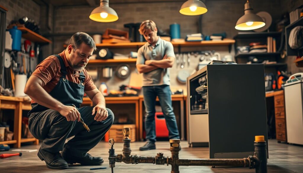 Plumber vs handyman